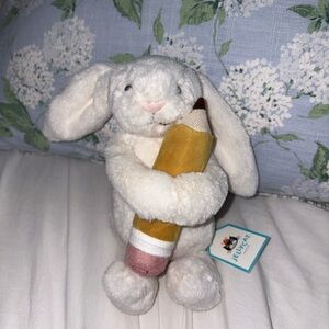 Jellycat Bashful Bunny with Pencil